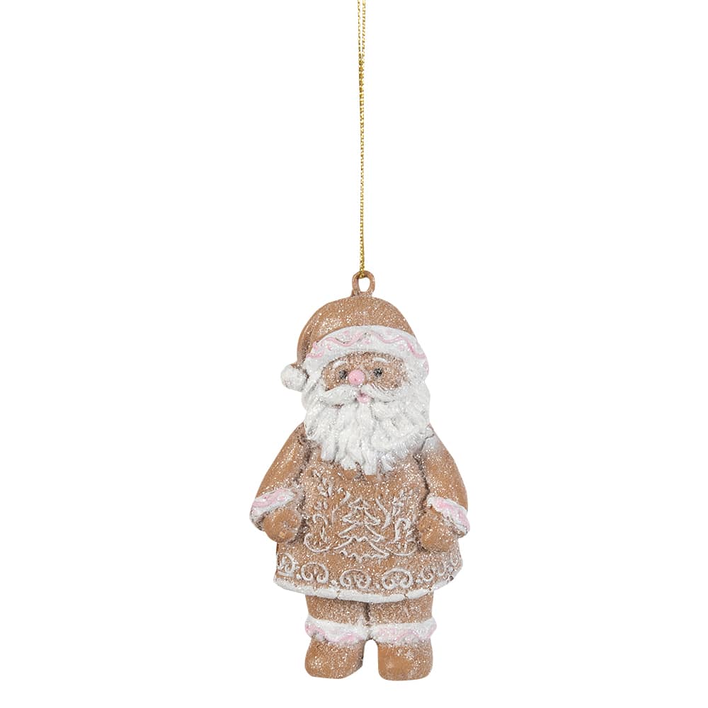 Ornement père Noël en pain d'épices 3 1/2 po VERTUO