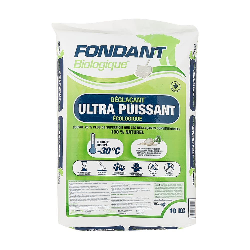 Déglaçant biologique pour le béton -30°C, 10&nbsp;kg