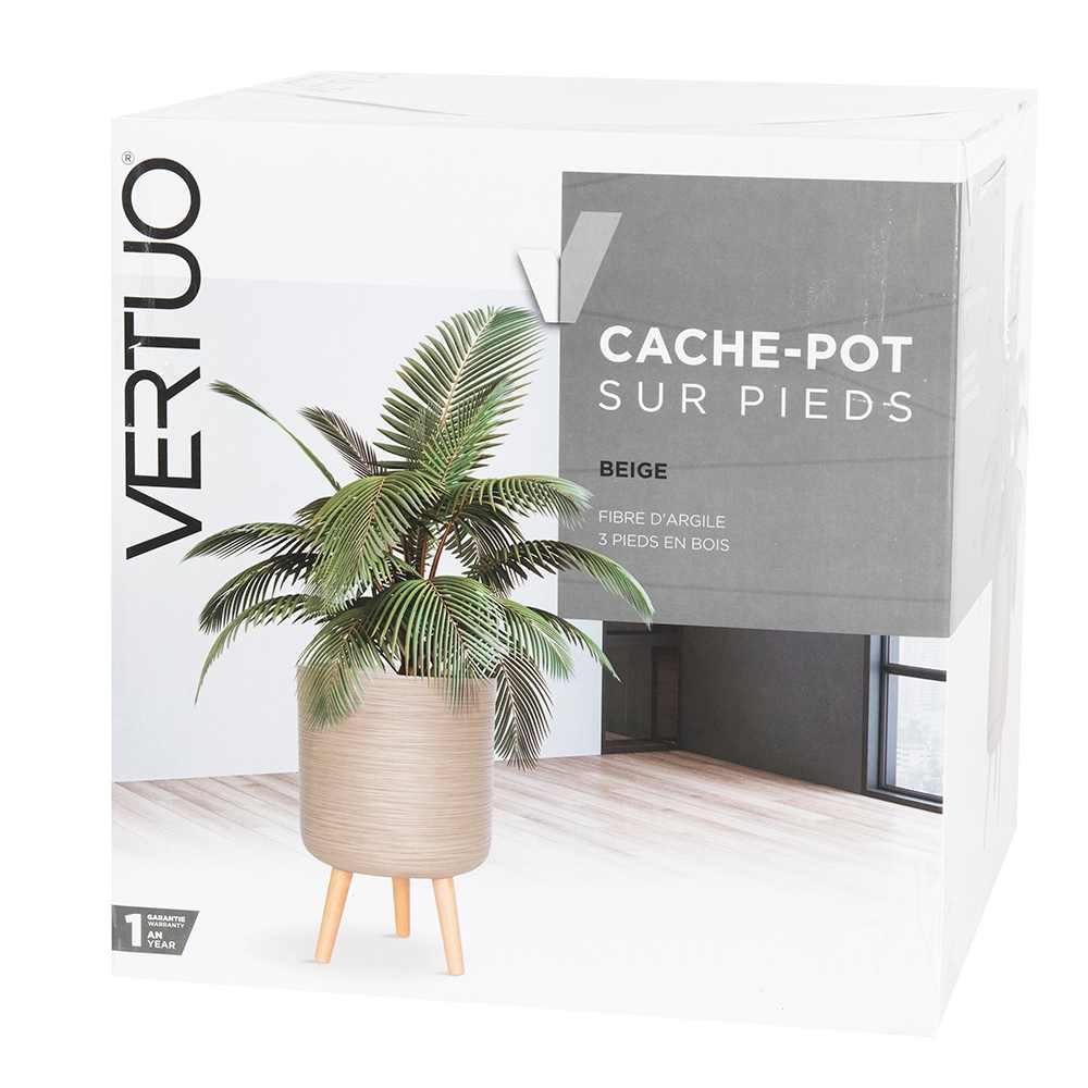 VERTUO Standing Pot Cover 11&nbsp;3/4&nbsp;in.&nbsp;Beige