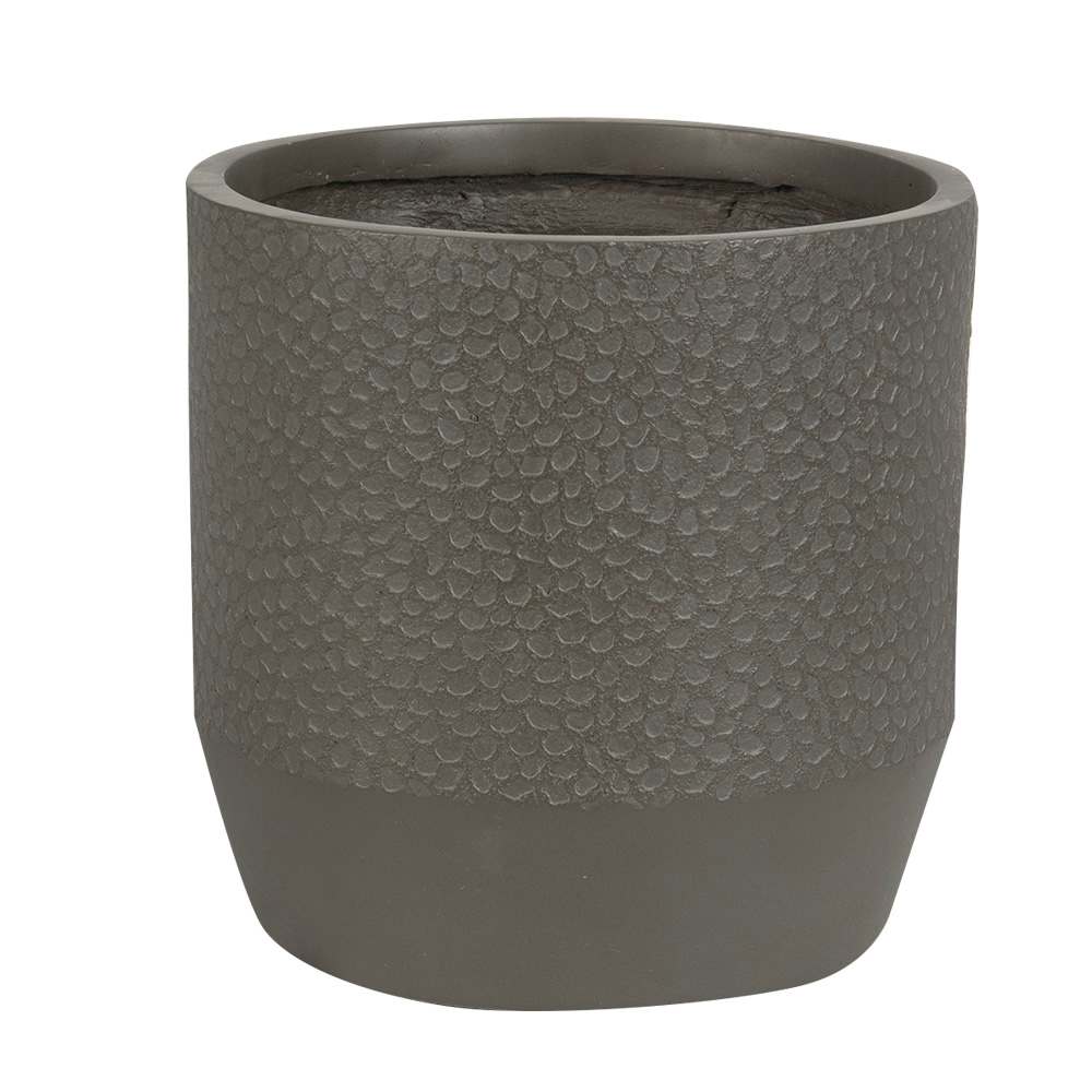 VERTUO Volcanic Effect Plant Pot 9&nbsp;1/2&nbsp;in.&nbsp;Taupe