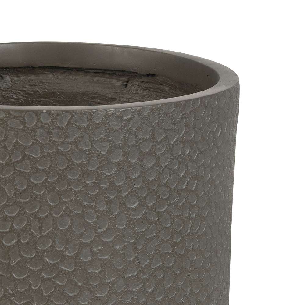 VERTUO Volcanic Effect Plant Pot 9&nbsp;1/2&nbsp;in.&nbsp;Taupe
