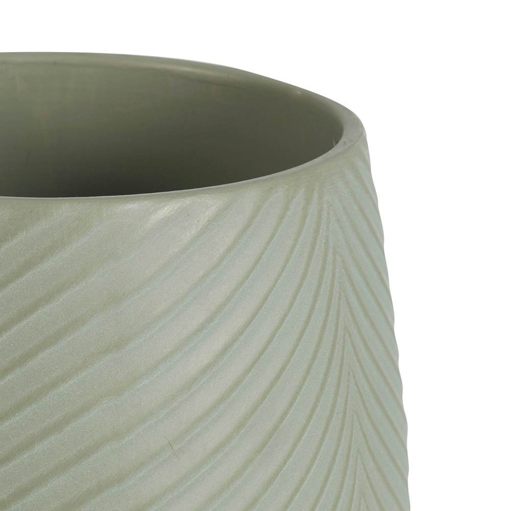 VERTUO Leaf Pot Cover 7 in. Sage