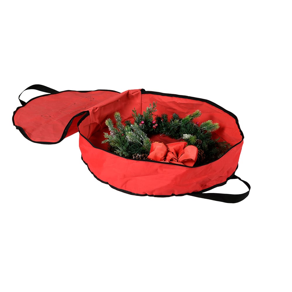 Sac de rangement pour couronne de Noël 30 po x 8 po