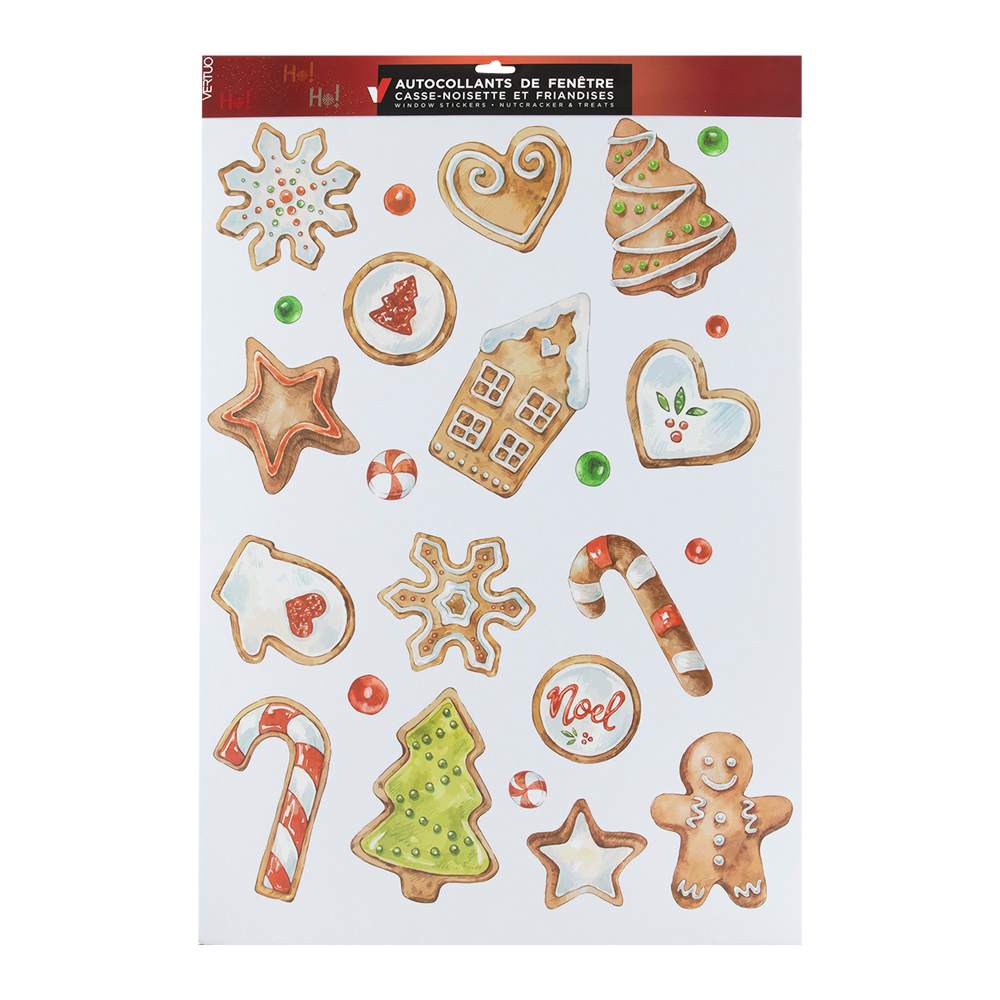 Autocollants de fenêtre Casse-noisette ou Friandises