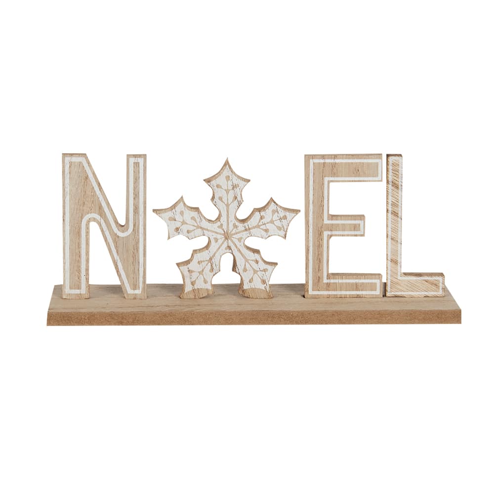 Lettres Noël décoratives VERTUO 9 1/2 po