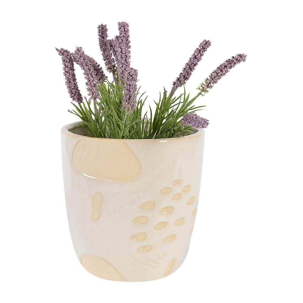 Pot Cover 5 3/8 in. Antique White VERTUO