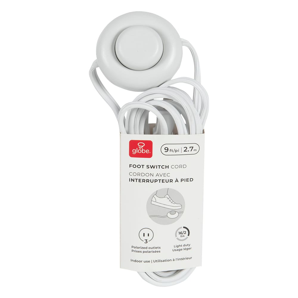 Rallonge électrique d'intérieur avec interrupteur 2,7 m