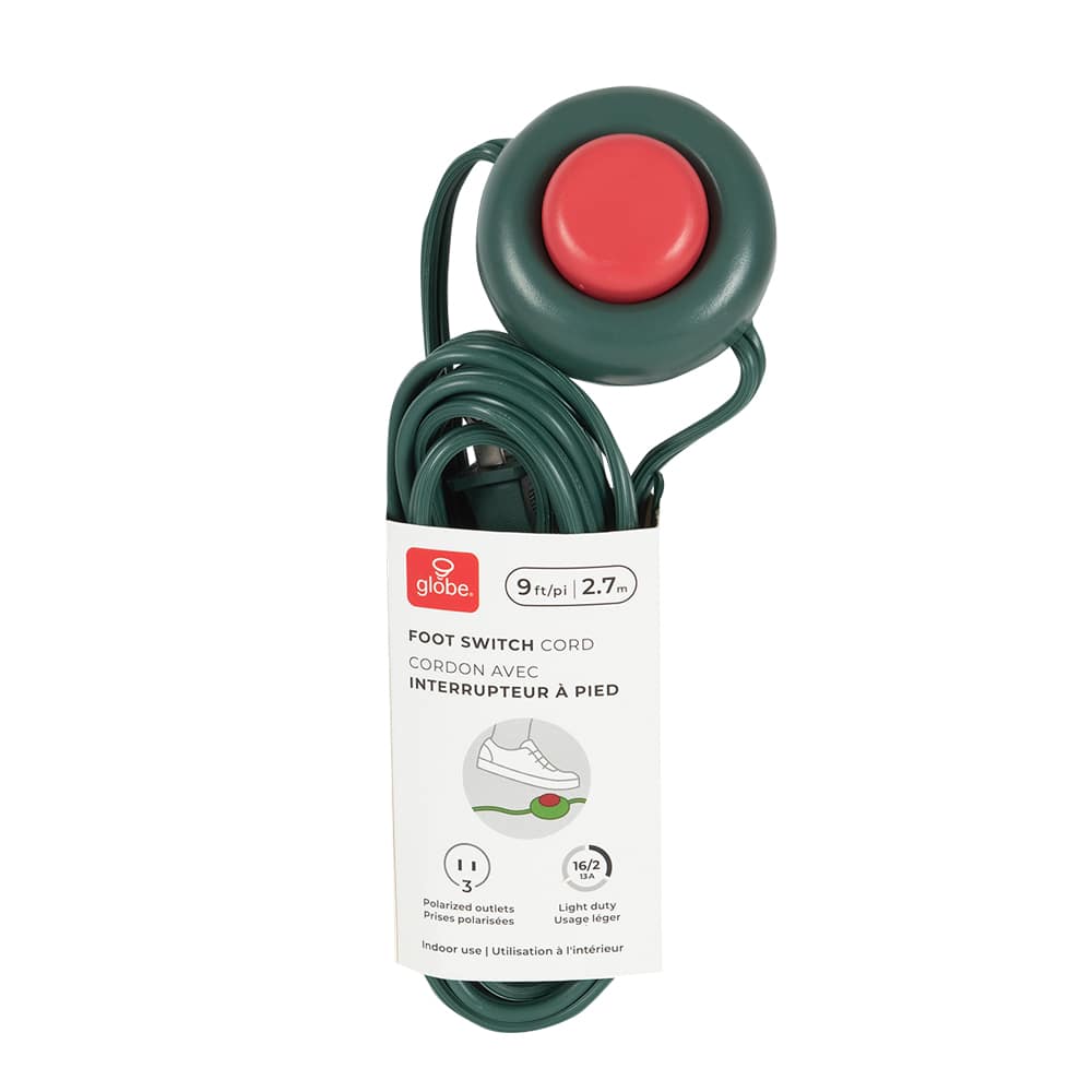 Rallonge électrique d'intérieur avec interrupteur 2,7&nbsp;m GLOBE