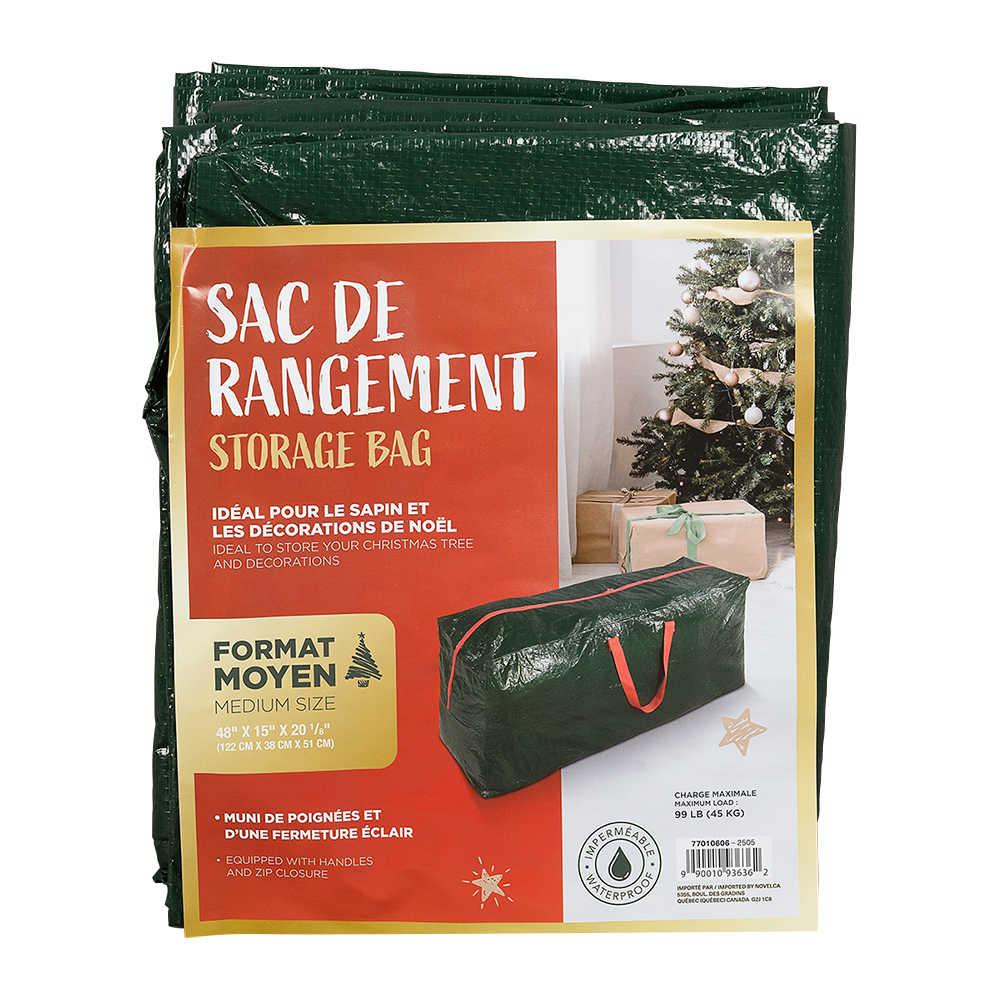 Sac de rangement pour arbre de Noël Moyen