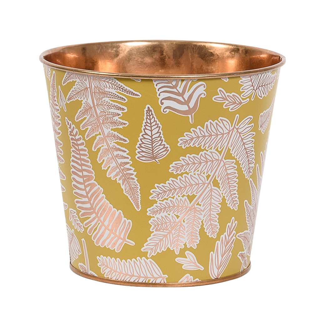 Cache-pot métallique Fougères 6&nbsp;7/8&nbsp;po VERTUO