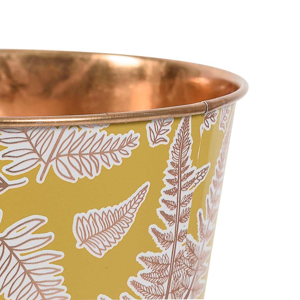 VERTUO Metallic Pot Cover Fern 6&nbsp;7/8&nbsp;in