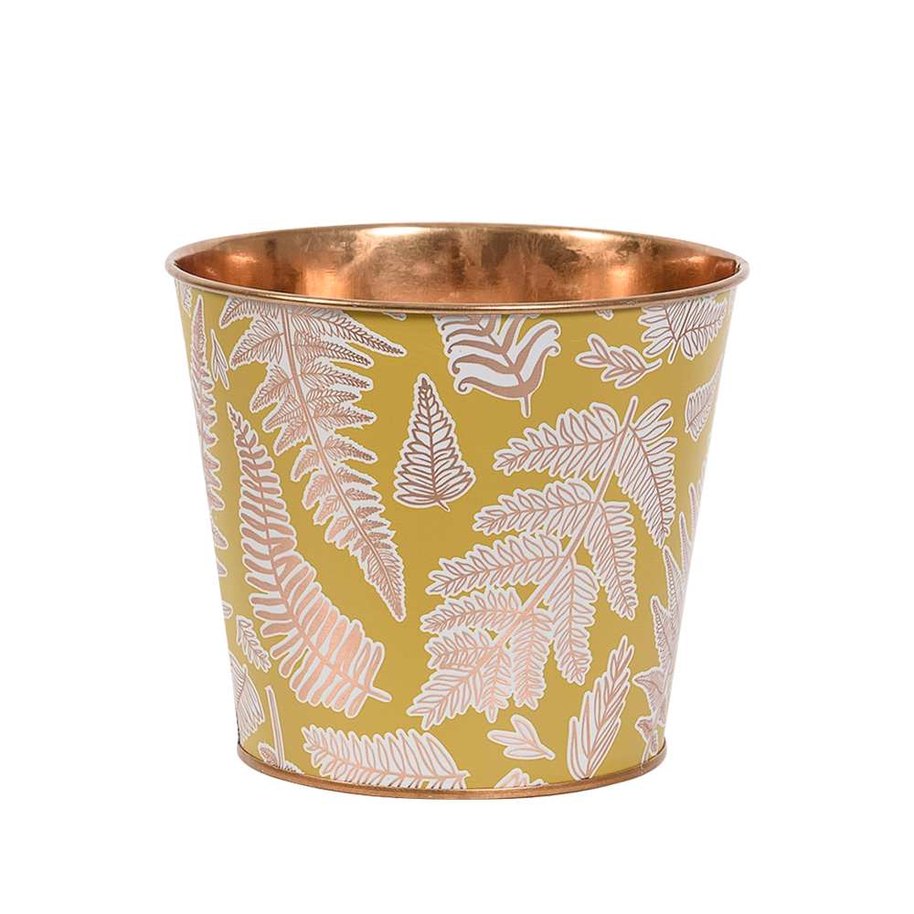 Cache-pot métallique Fougères 5&nbsp;1/8&nbsp;po VERTUO