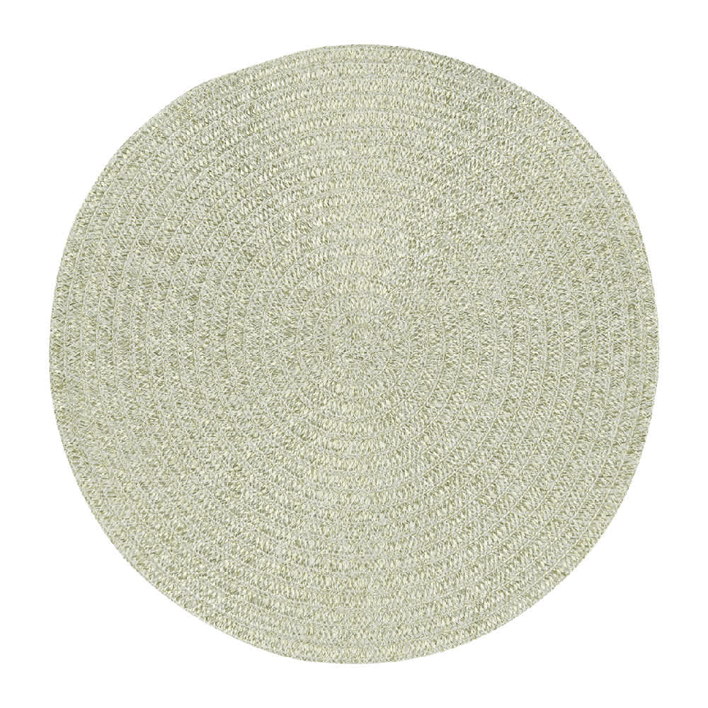 VERTUO Round Placemat Textured Green 15 in.