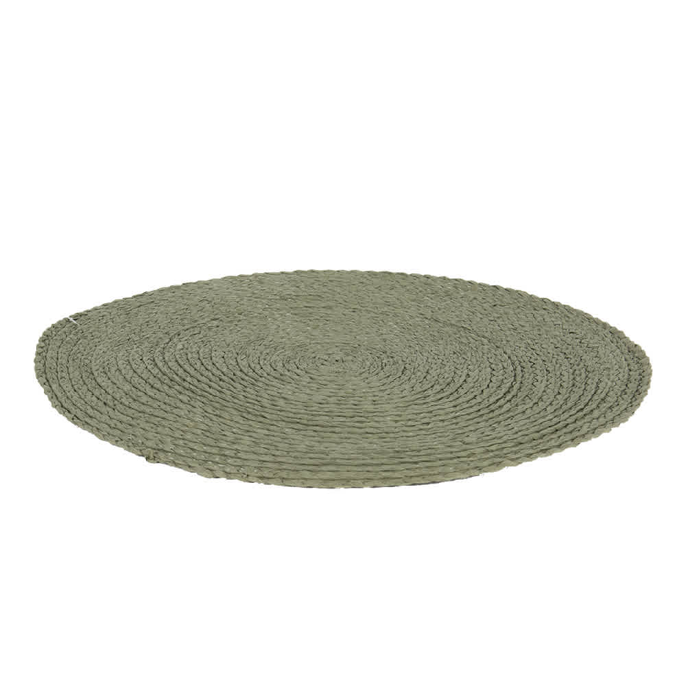 Napperon rond vert kaki 15 po VERTUO