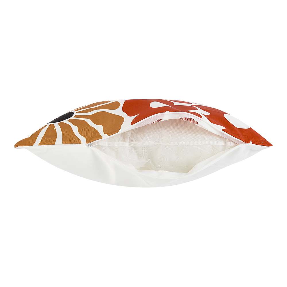 Flowers Patio Cushion 17 3/4 in x 17 3/4 in