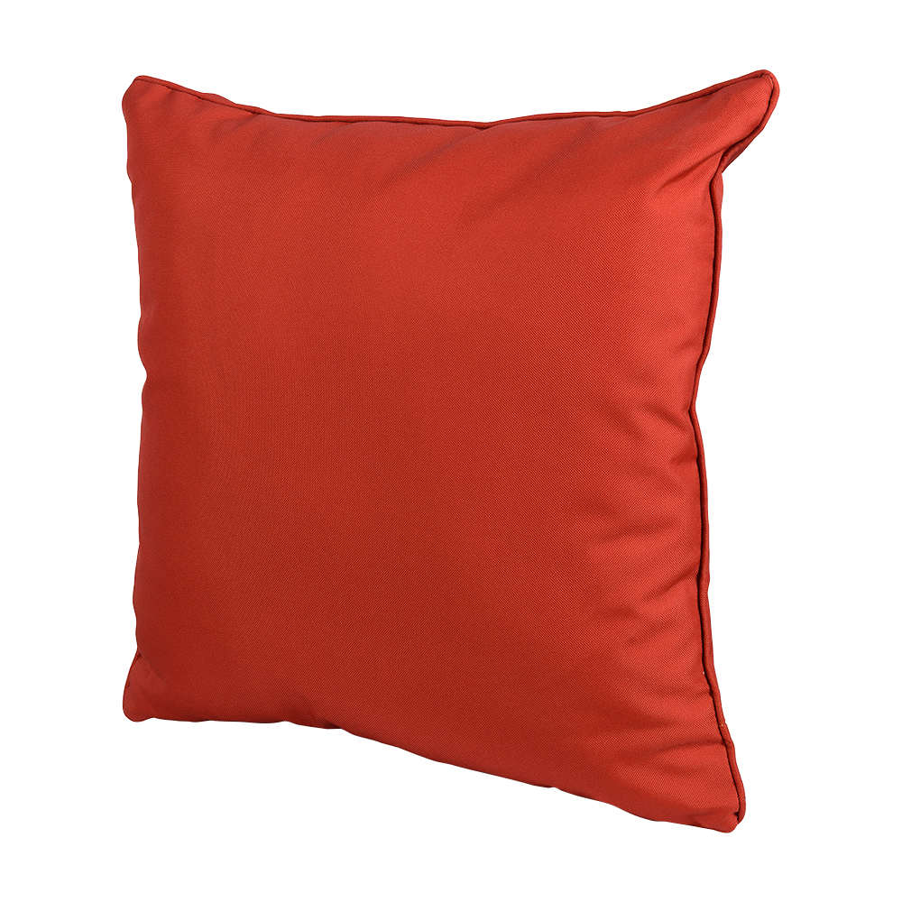 Coussin de patio Rouge 17 3/4 po x 17 3/4 po VERTUO