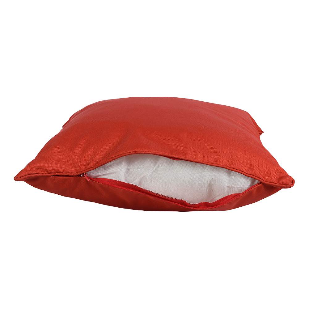 Coussin de patio Rouge 17 3/4 po x 17 3/4 po VERTUO