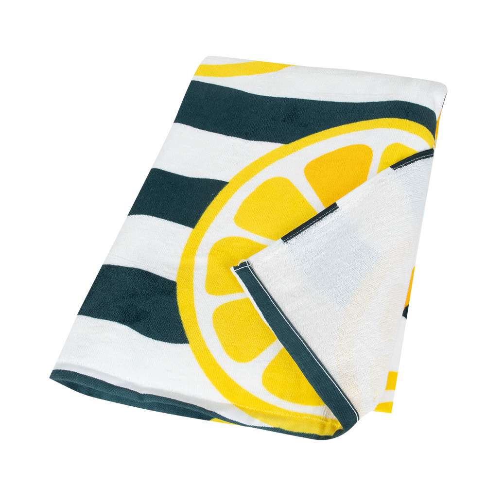 Serviette de plage Citrons 29 1/2 po x 59 po