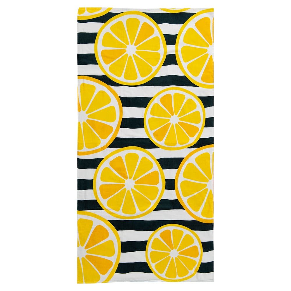 Serviette de plage Citrons 29 1/2 po x 59 po