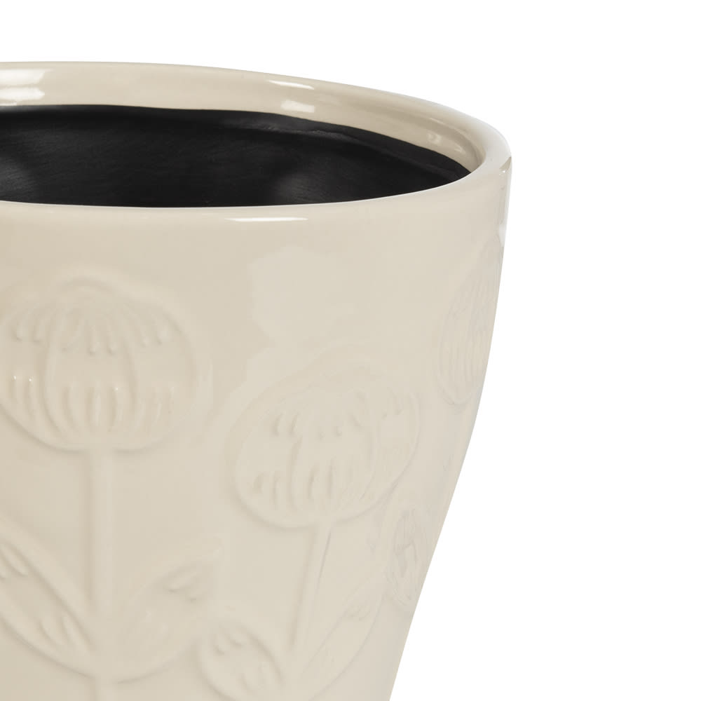 Pot Cover 6 3/4 in. Cream