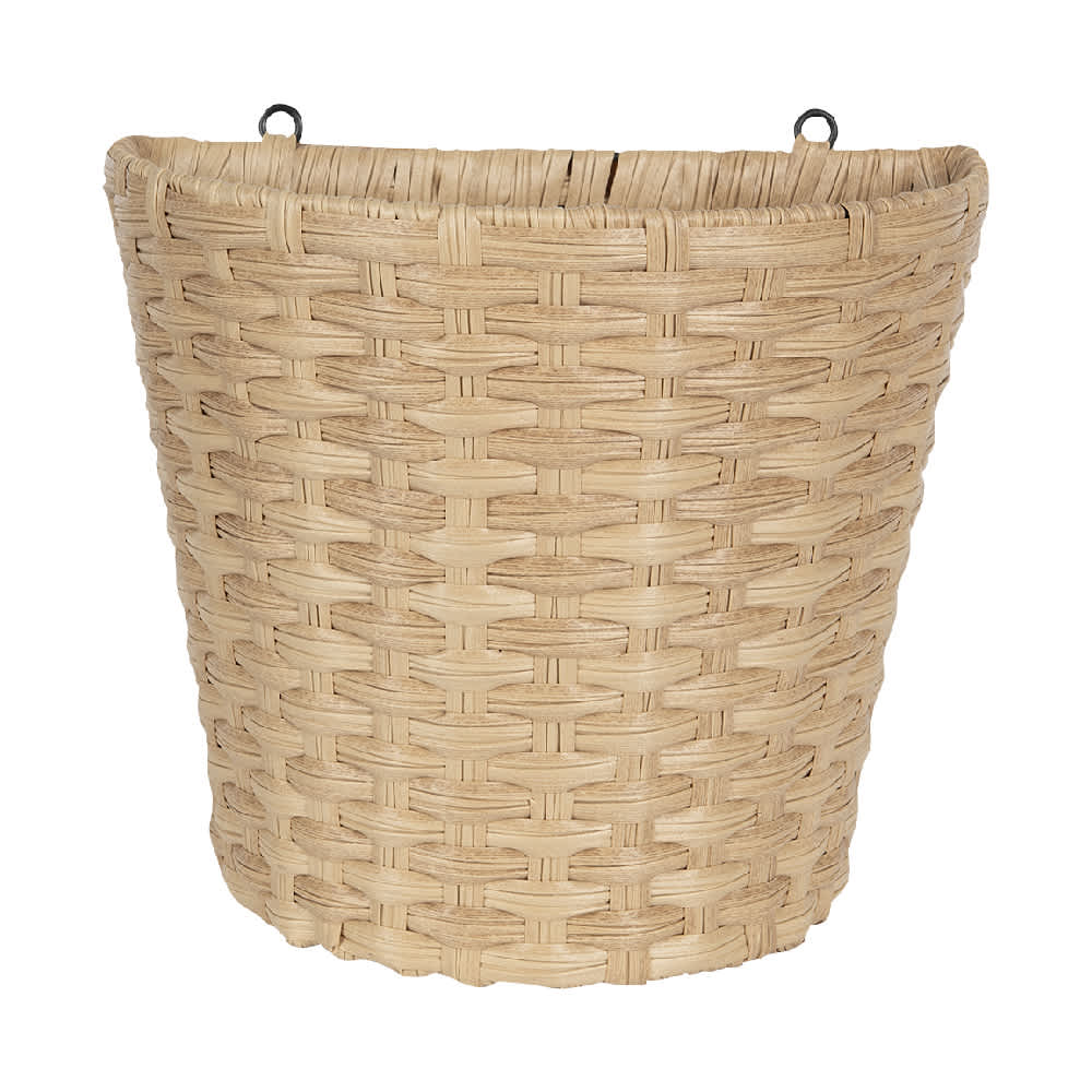 VERTUO Polyrattan Effect Wall Flower Pot  Beige 12 1/2 in. x 7 in.
