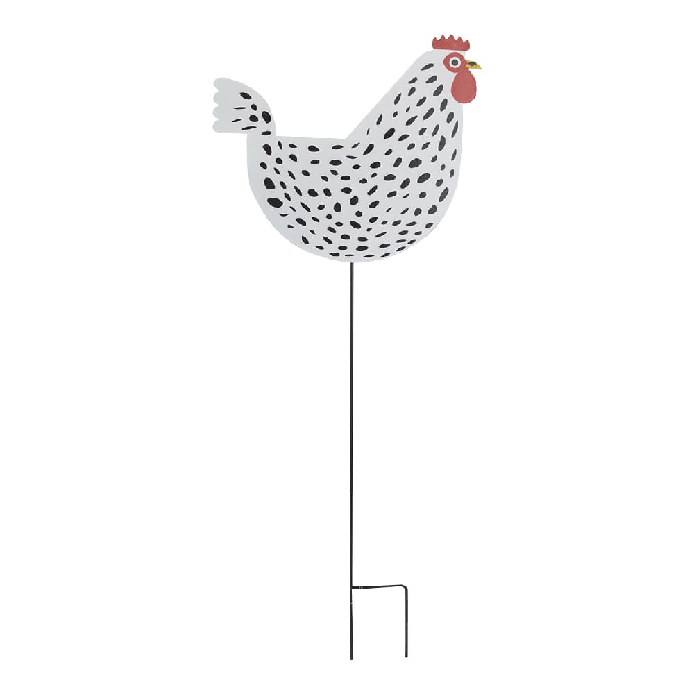 Piquet de jardin Coq blanc 26 3/8 po VERTUO