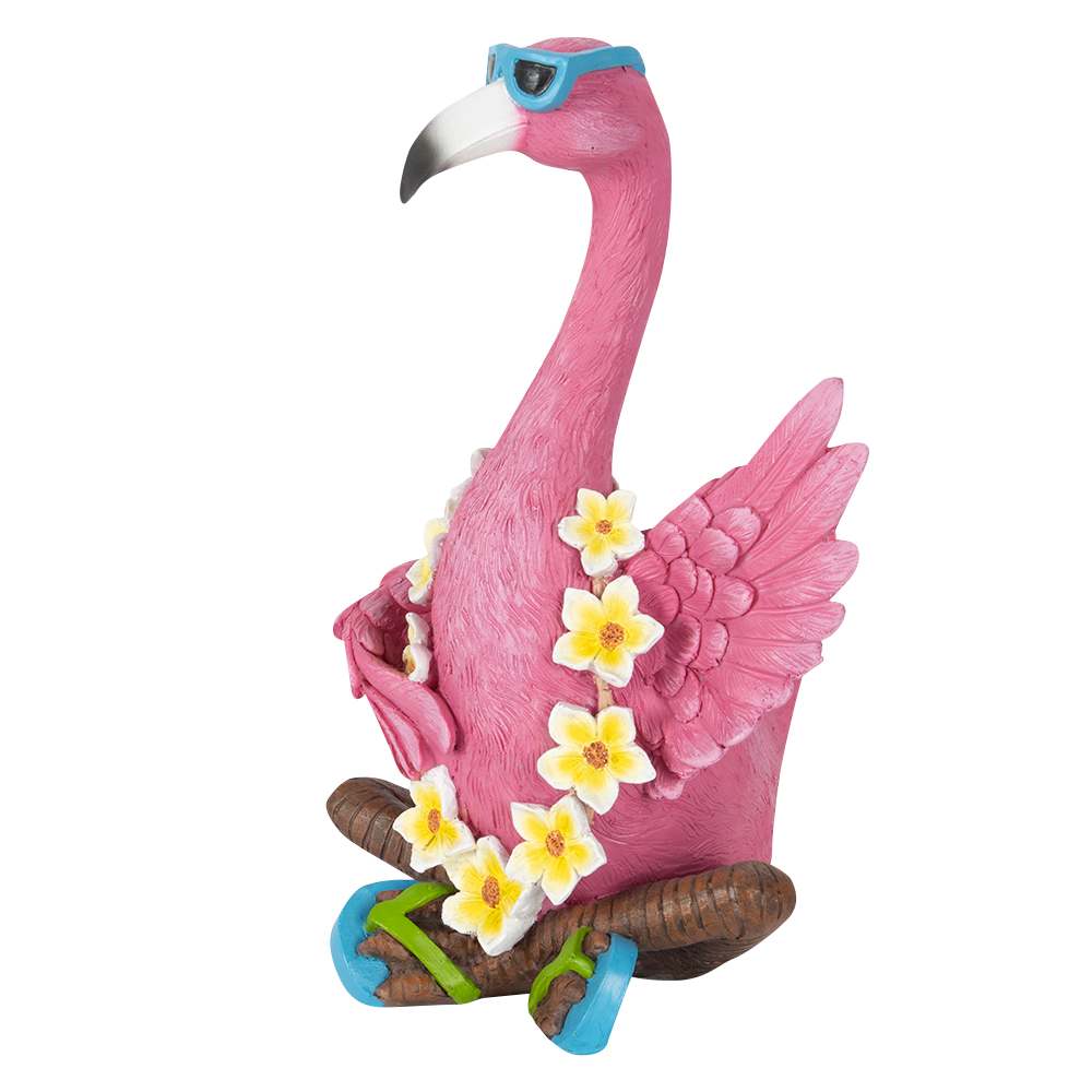 VERTUO Flower Necklace Pink Flamingo 10&nbsp;3/4&nbsp;in