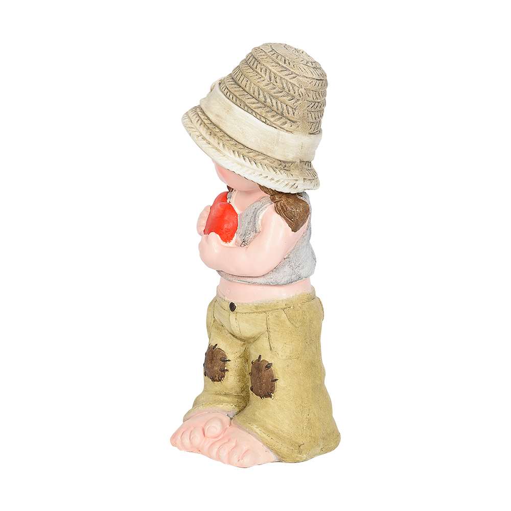 Fille avec cœur rouge 17 3/4 po VERTUO