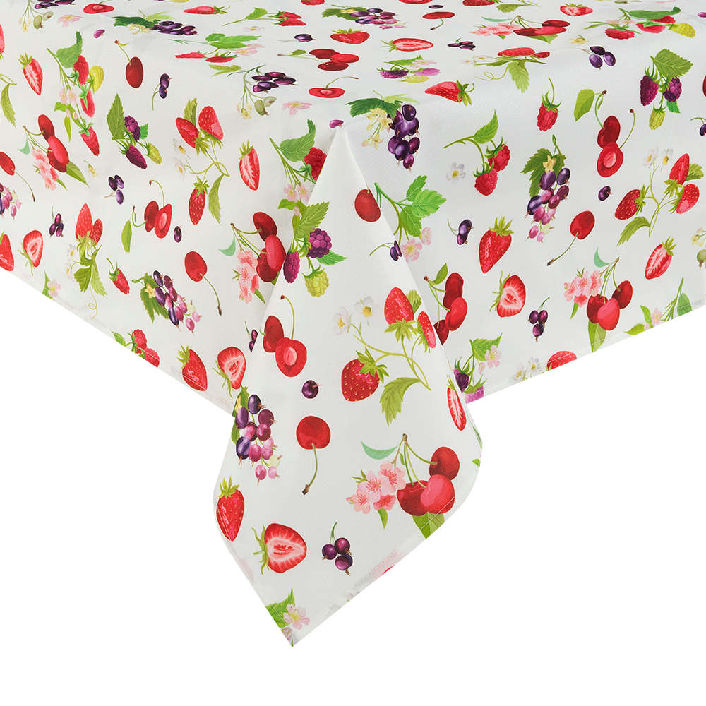 Nappe Baies rouges 55&nbsp;1/8&nbsp;po&nbsp;x&nbsp;90&nbsp;1/8&nbsp;po VERTUO