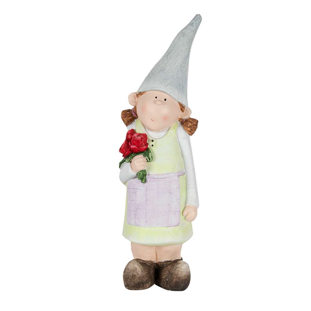 Personnage fille avec fleurs VERTUO