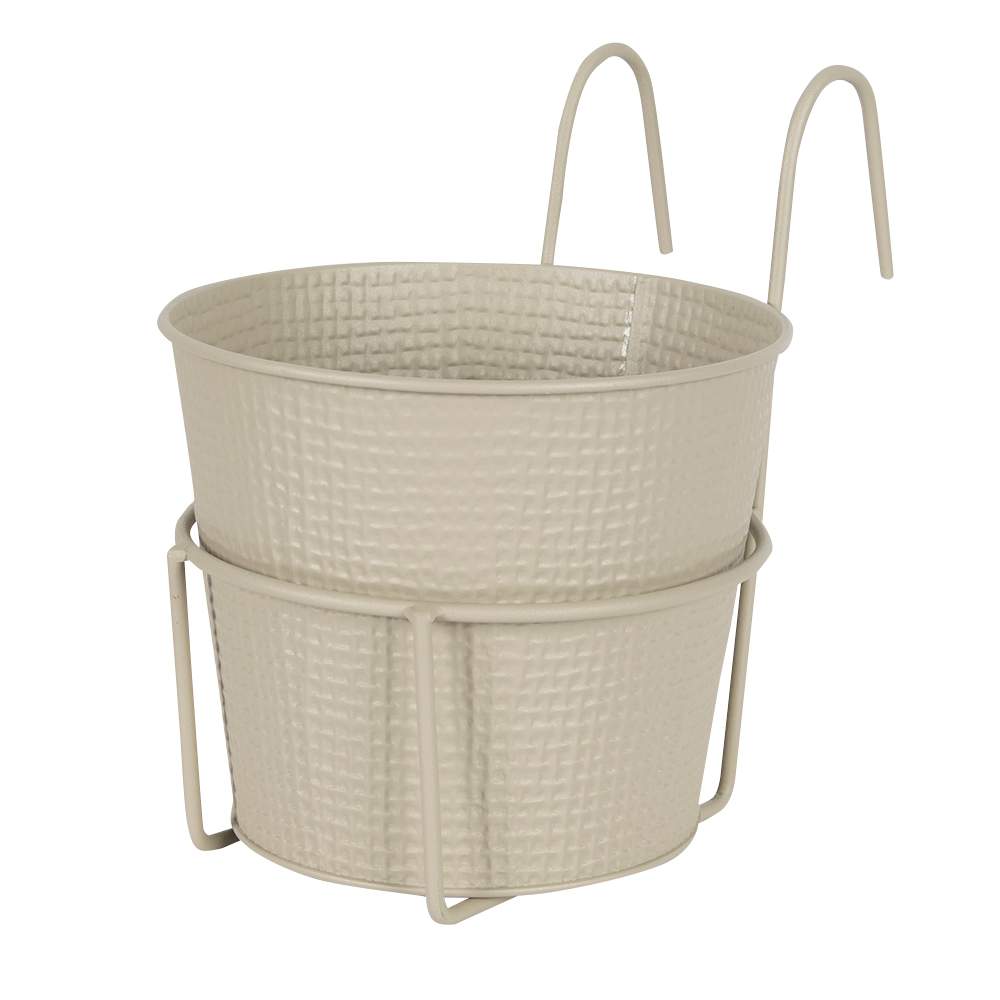 Cache-pot métallique à accrocher 7 1/8 po Couleurs variées VERTUO