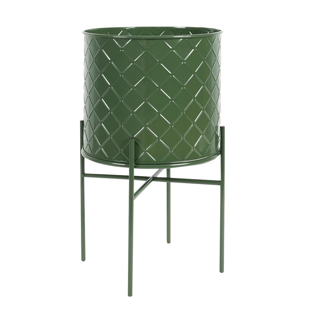 VERTUO Metallic Standing Pot Cover 9 1/4 in Various Colours