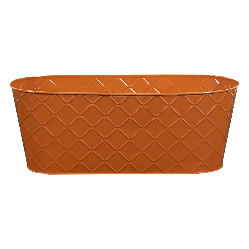 VERTUO Metallic Planter 14 1/2 in x 6 1/8 in