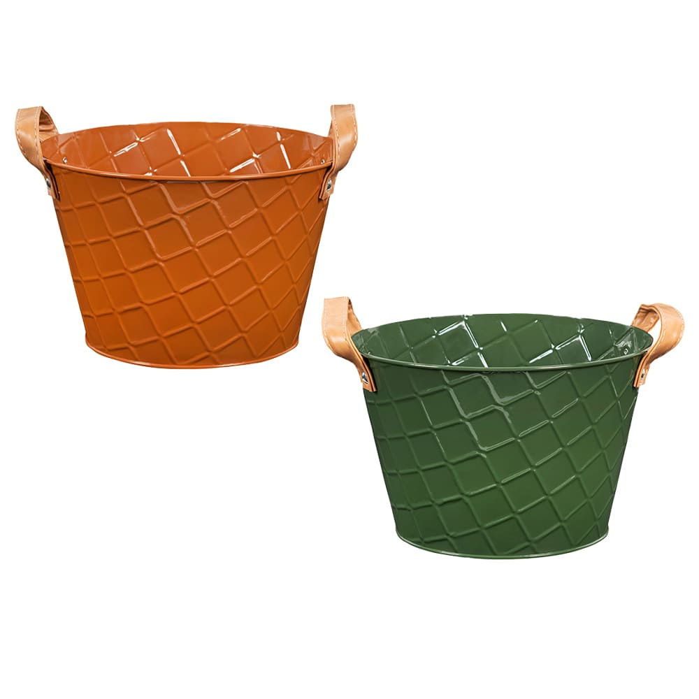 Seau métallique 9 1/2 po Couleurs variées VERTUO