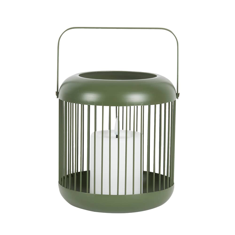 VERTUO LED Lantern with Candle Green