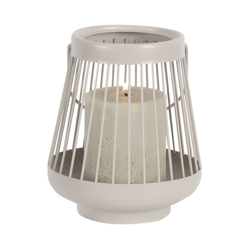 Lanterne bougeoir beige VERTUO