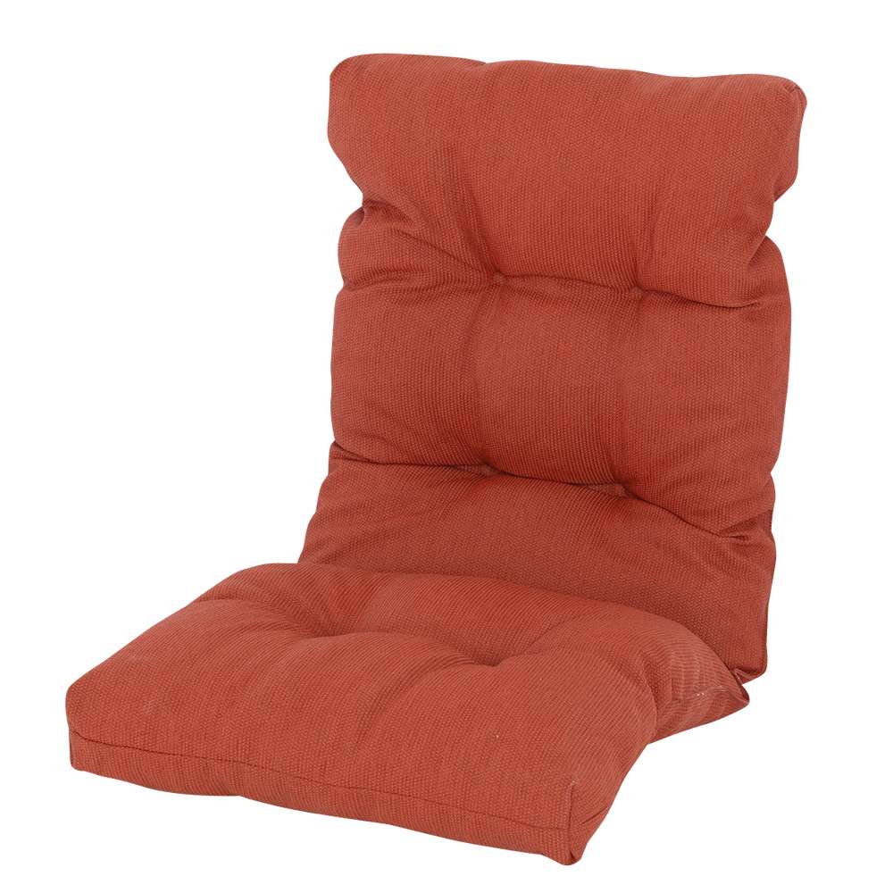 Coussin pour chaise de jardin à haut dossier Terracotta 47&nbsp;po x 20&nbsp;po