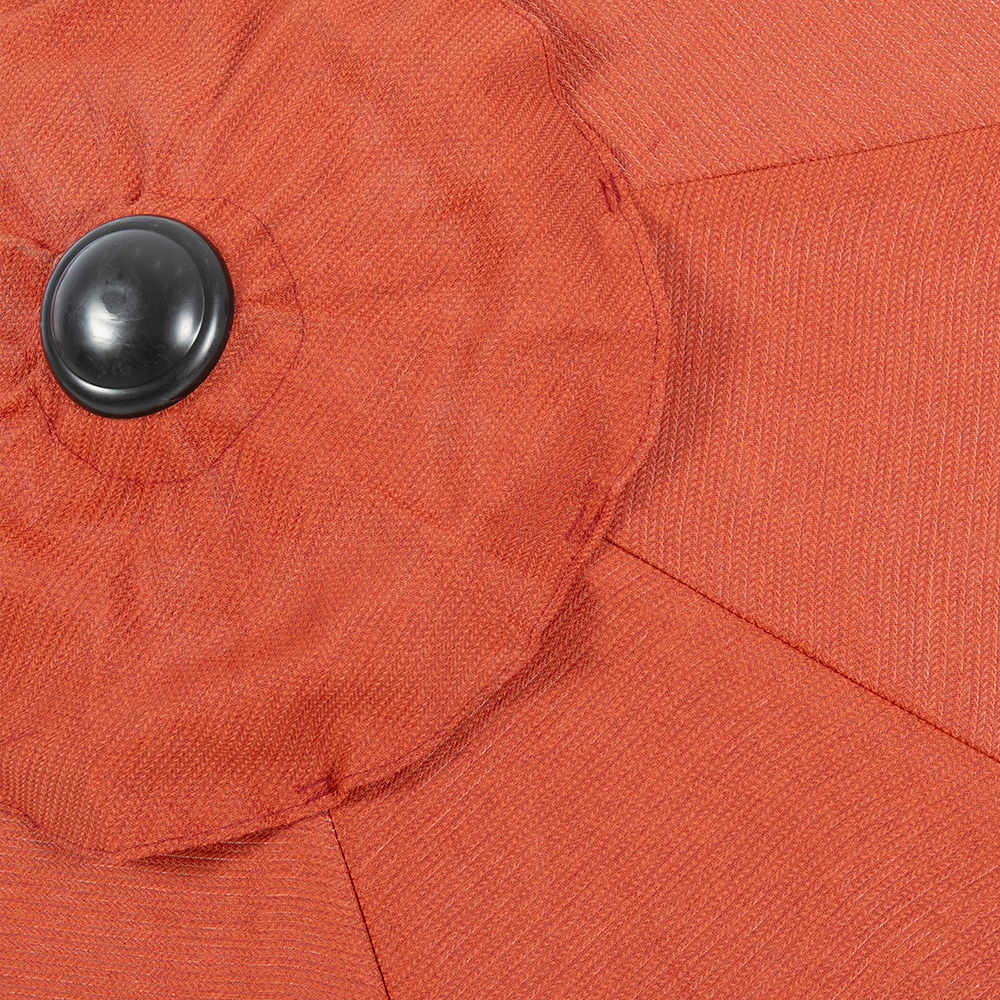 Terracotta Tilting Patio Umbrella with Aluminum Pole 9 ft