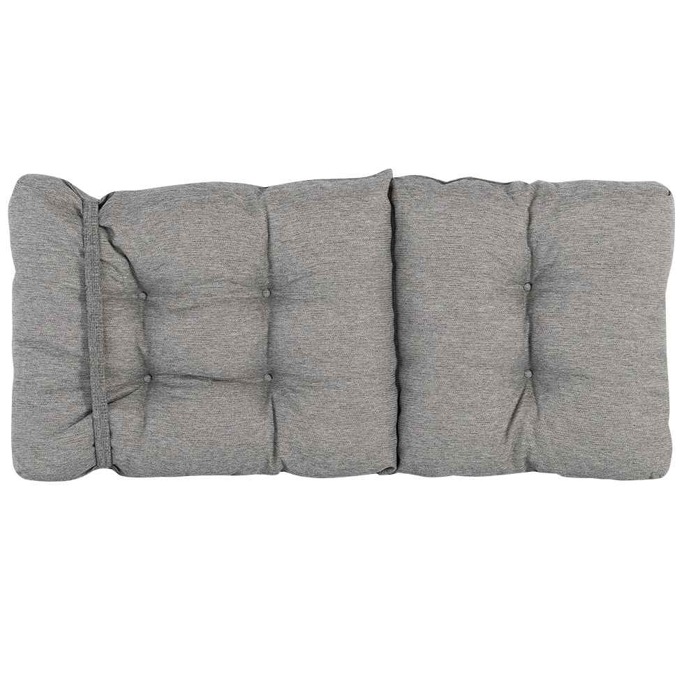 Coussin pour chaise de jardin à haut dossier Gris 47&nbsp;po x 20&nbsp;po