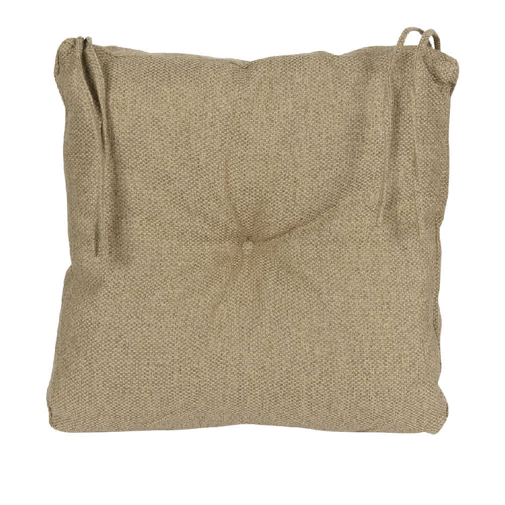 Beige Garden Chair Cushion 18&nbsp;in&nbsp;x&nbsp;20&nbsp;in