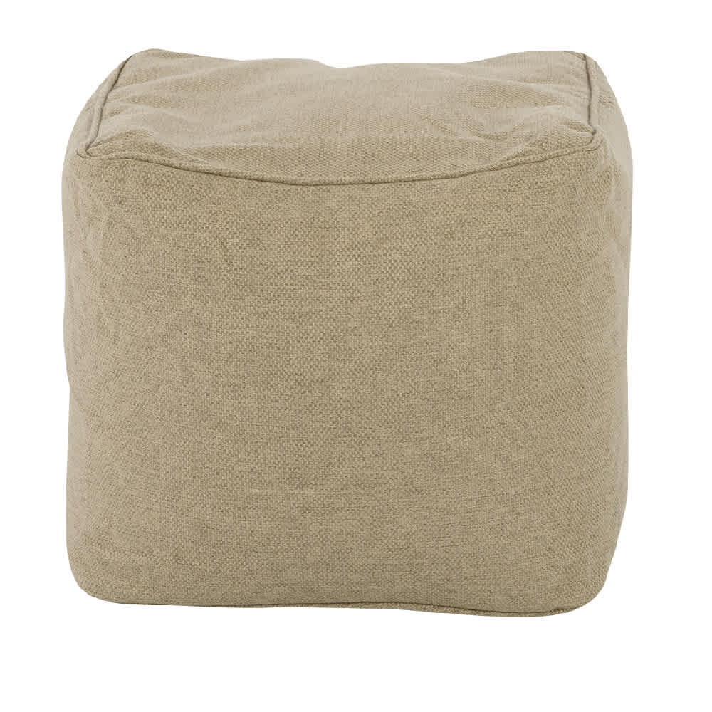 Beige Patio Pouf 18&nbsp;in x 18&nbsp;in