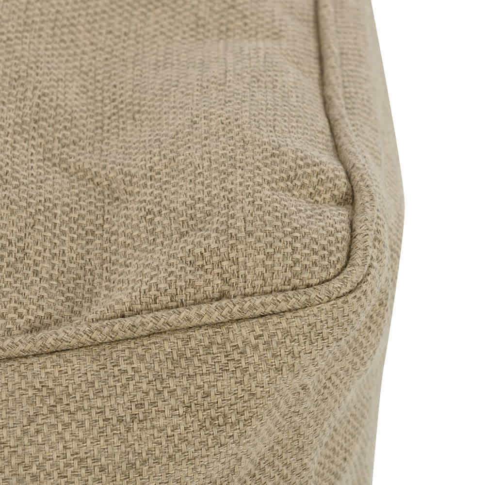 Beige Patio Pouf 18&nbsp;in x 18&nbsp;in