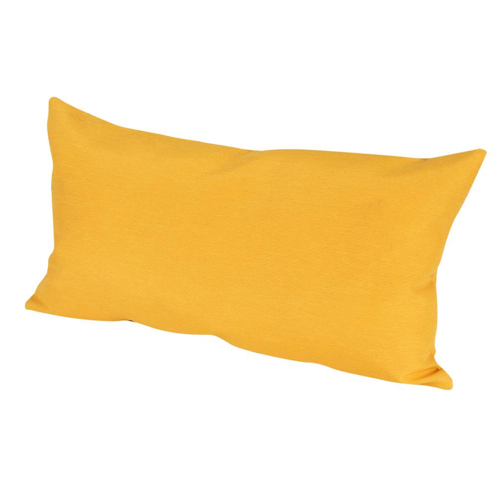 Yellow Patio Cushion 10&nbsp;1/2&nbsp;in&nbsp;x&nbsp;19&nbsp;in
