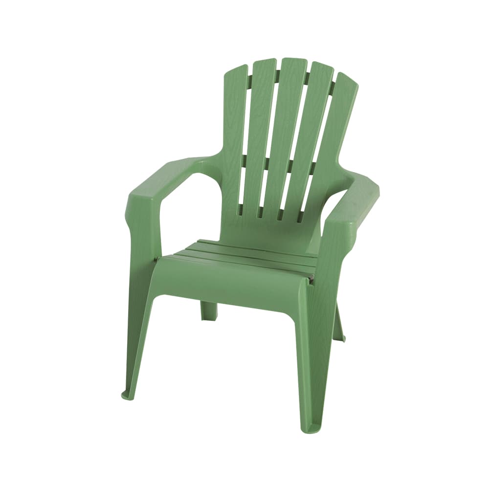 Chaise Adirondack vert en résine pour enfants GRACIOUS LIVING