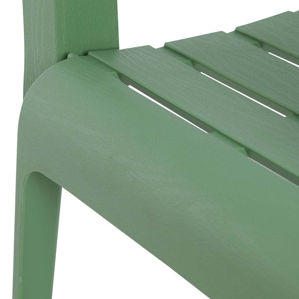 Chaise Adirondack vert en résine pour enfants GRACIOUS LIVING