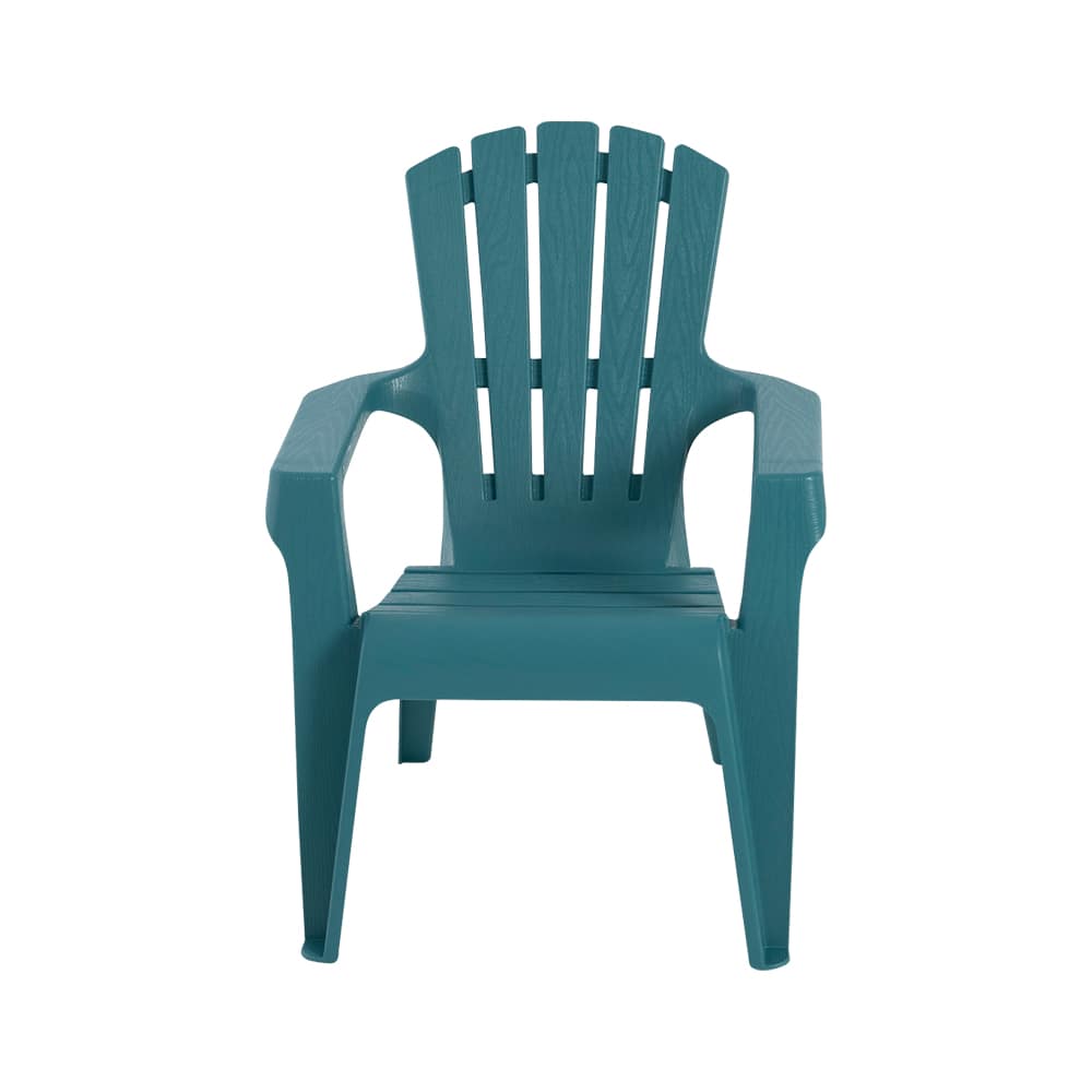 GRACIOUS LIVING Youth Adirondack Resin Chair Aqua Blue