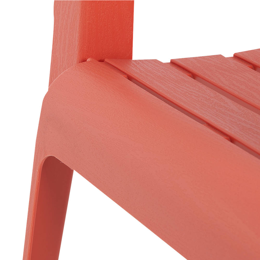 Chaise Adirondack en résine corail pour enfants GRACIOUS LIVING