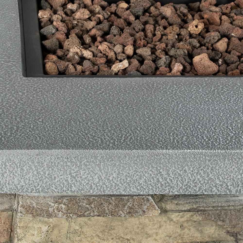 Table-foyer d'extérieur au propane Stone