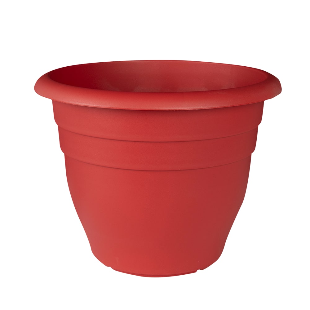 Pot à fleurs Cono rouge 12&nbsp;po VERTUO