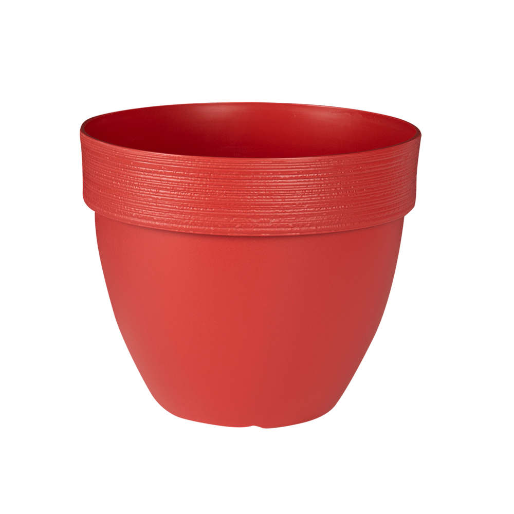 VERTUO Red Ovo Flower Pot 10 1/8&nbsp;in